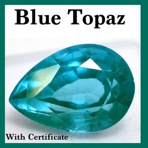 Natural Blue Topaz Loose Gemstone